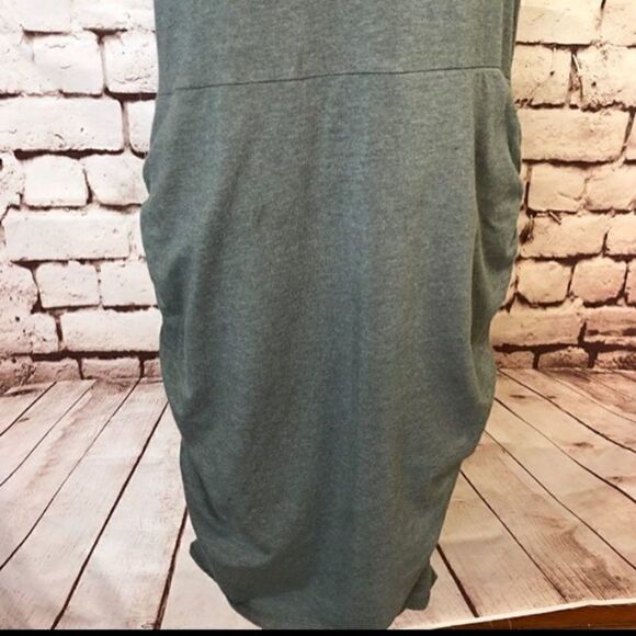 ATHLETA | Sleeker Tee Ruched Dress - Picture 3 of 5